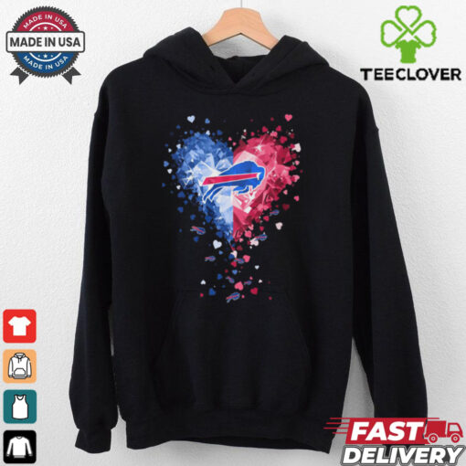 Buffalo Bills Crystal Heart Shirt