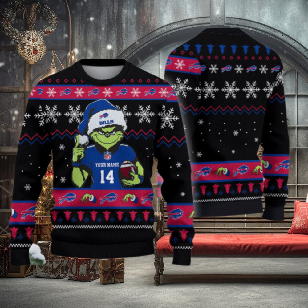 Buffalo Bills Custom Chrismas Ugly Sweater Buffalo Bills Custom Chrismas Ugly Sweater