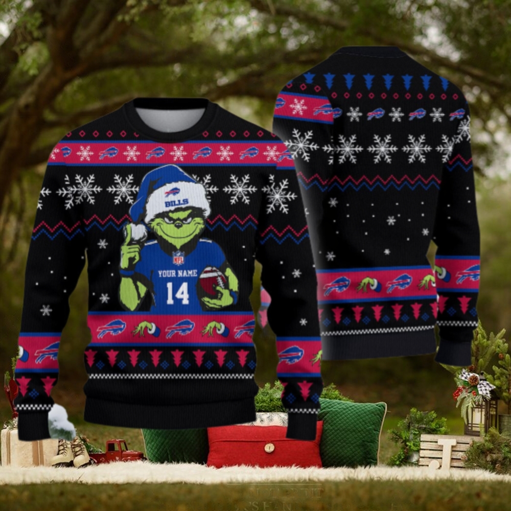 Buffalo Bills Custom Chrismas Ugly Sweater Buffalo Bills Custom Chrismas Ugly Sweater