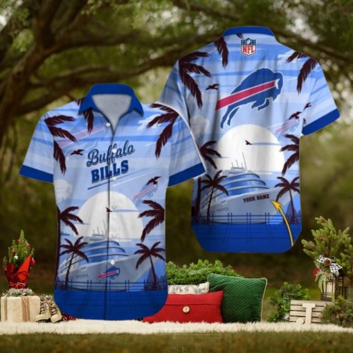 Buffalo Bills Custom Name Hawaiian Shirt Impressive Gift For Men And Women Fans