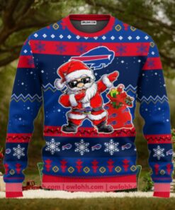 Buffalo Bills Dabbing Santa Claus Ugly Christmas Sweater
