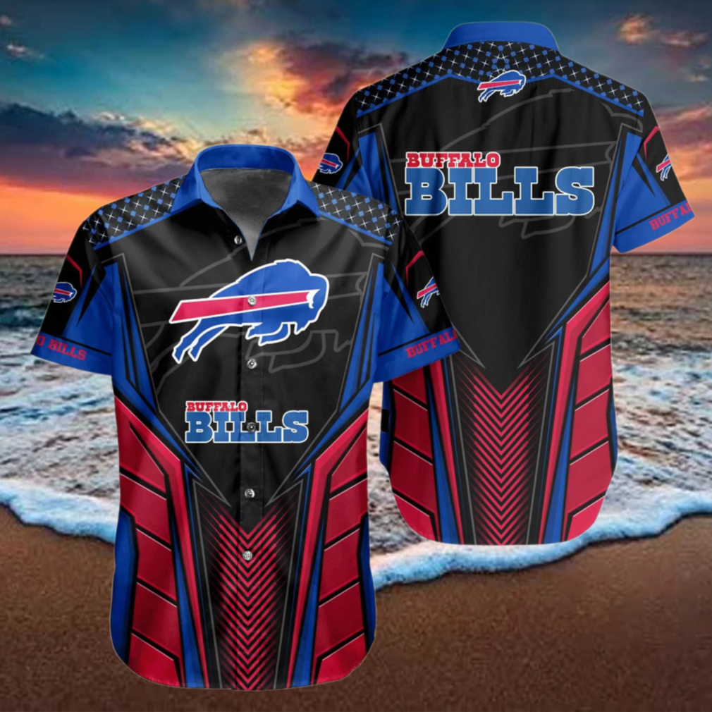 Buffalo Bills Dynamic Chevron Hawaiian Shirt Buffalo Bills Dynamic Chevron Hawaiian Shirt