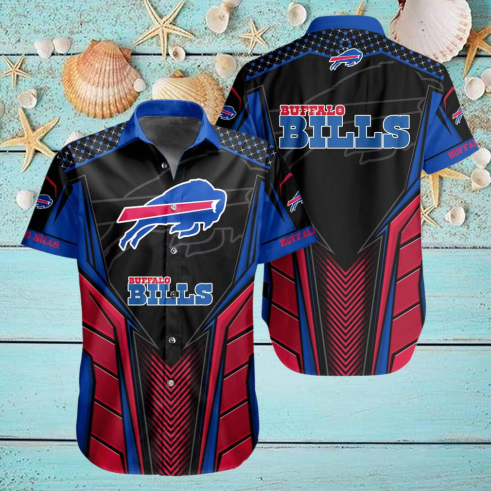 Buffalo Bills Dynamic Chevron Hawaiian Shirt Buffalo Bills Dynamic Chevron Hawaiian Shirt