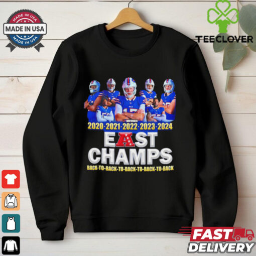 Buffalo Bills East Champs back to back 2020 2024 shirt