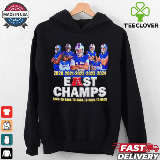 Buffalo Bills East Champs back to back 2020 2024 shirt