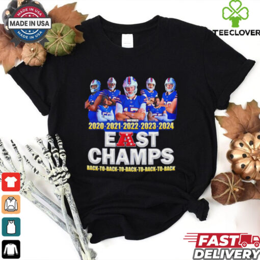Buffalo Bills East Champs back to back 2020 2024 shirt