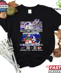 Buffalo Bills End The Chiefs 31 21 Score 2024 shirt