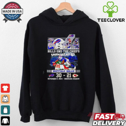 Buffalo Bills End The Chiefs 31 21 Score 2024 shirt