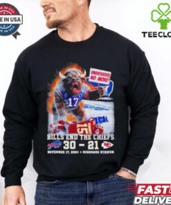 Buffalo Bills End The Chiefs Undefeated No More 30 21 Final Score Shirt