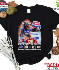 Buffalo Bills End The Chiefs Undefeated No More 30 21 Final Score Shirt