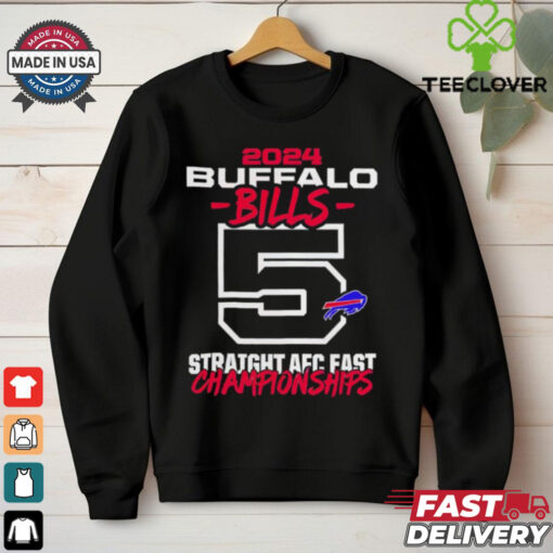 Buffalo Bills Five Straight AFC East Division Championships shirt