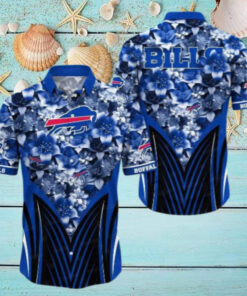 Buffalo Bills Floral Fusion Hawaiian Shirt