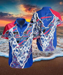 Buffalo Bills Floral Patch Hawaiian Shirt