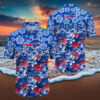 Buffalo Bills Floral Stripe Hawaiian Shirt