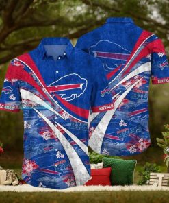 Buffalo Bills Flower Waves Hawaiian Shirt