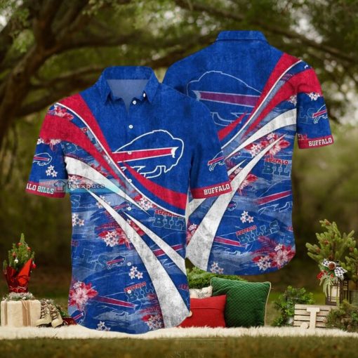 Buffalo Bills Flower Waves Hawaiian Shirt