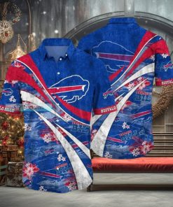 Buffalo Bills Flower Waves Hawaiian Shirt