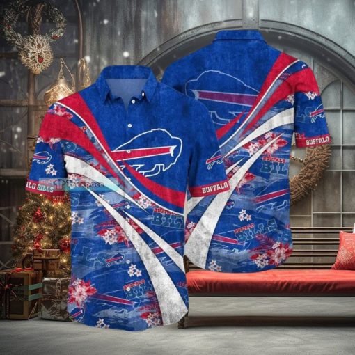 Buffalo Bills Flower Waves Hawaiian Shirt