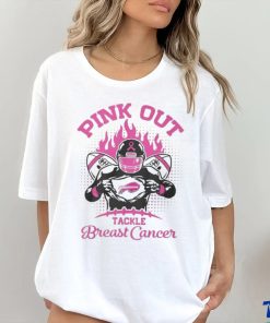 Buffalo Bills Football Pink Out Tackle Breast Cancer Shirt