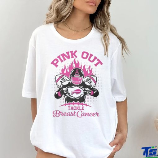 Buffalo Bills Football Pink Out Tackle Breast Cancer Shirt