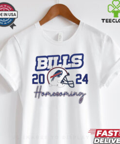 Buffalo Bills Football homecoming 2024 helmet shirt