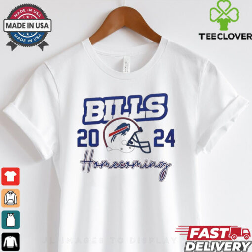 Buffalo Bills Football homecoming 2024 helmet shirt