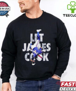 Buffalo Bills Football let James Cook shirt