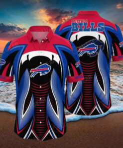 Buffalo Bills Futuristic Blaze Hawaiian Shirt