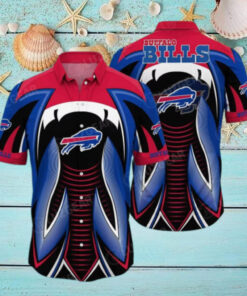 Buffalo Bills Futuristic Blaze Hawaiian Shirt