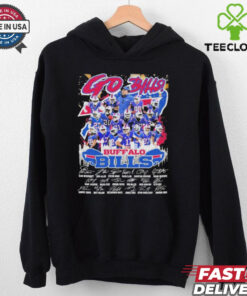 Buffalo Bills Go Bills 2024 2025 Skyline Signatures T shirts