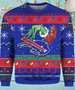 Buffalo Bills Grinch Christmas Sweater