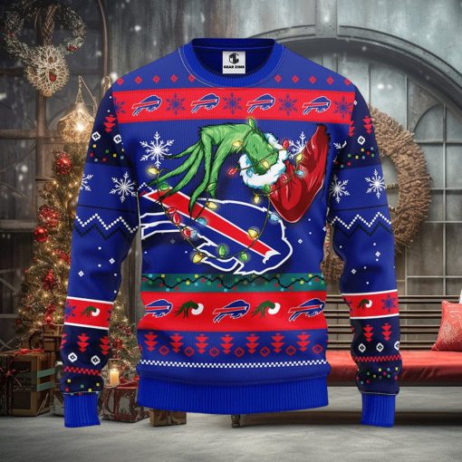 Buffalo Bills Grinch Christmas Ugly Sweater