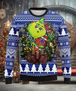 Buffalo Bills Grinch Hug Christmas Ugly Sweater