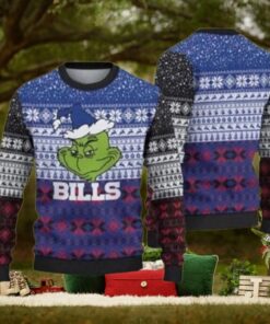 Buffalo Bills Grinch Stolen Christmas 2024 Grinchmas Ugly Sweater