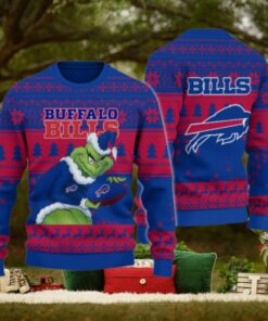 Buffalo Bills Grinch Ugly Christmas Sweater