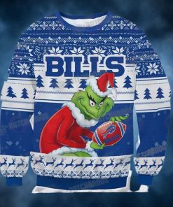 Buffalo Bills Grinch Ugly Sweater Christmas Gift Idea For Fan