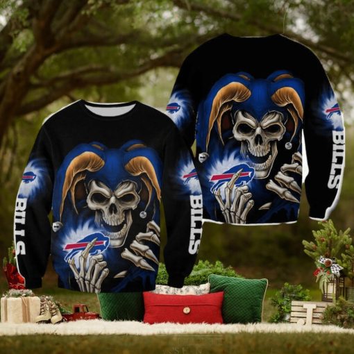Buffalo Bills Halloween Clown Icicle Ugly Sweater For Men And Women Gift Christmas