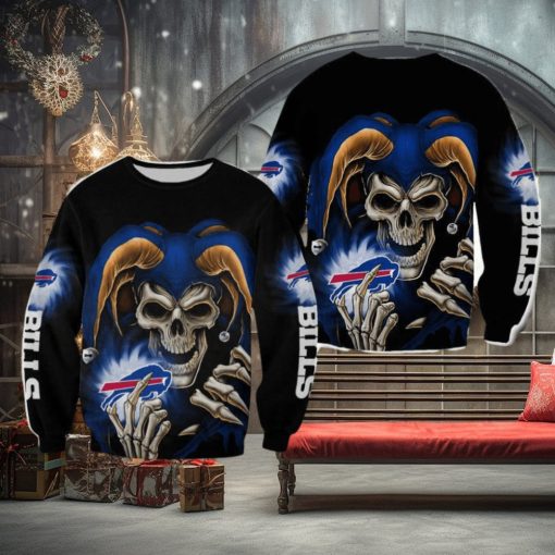 Buffalo Bills Halloween Clown Icicle Ugly Sweater For Men And Women Gift Christmas