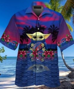 Buffalo Bills Hawaiian Shirt, Baby Yoda, Tropical Hawaiian Shirt