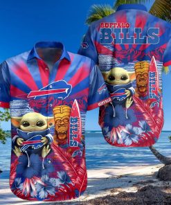 Buffalo Bills Hawaiian Shirt, Baby Yoda, Unique Hawaiian Shirt