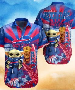 Buffalo Bills Hawaiian Shirt, Baby Yoda, Unique Hawaiian Shirt