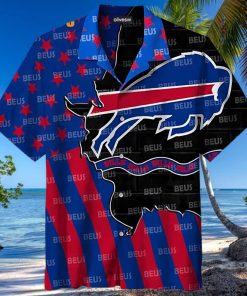 Buffalo Bills Hawaiian Shirt, Bills Logo Graphic, Hawaiian Style Shirt