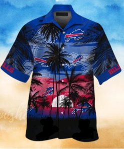 Buffalo Bills Hawaiian Shirt Buffalo Bills Palm Tree Sunset Blue Hawaii Shirt Buffalo Bills Aloha Shirt
