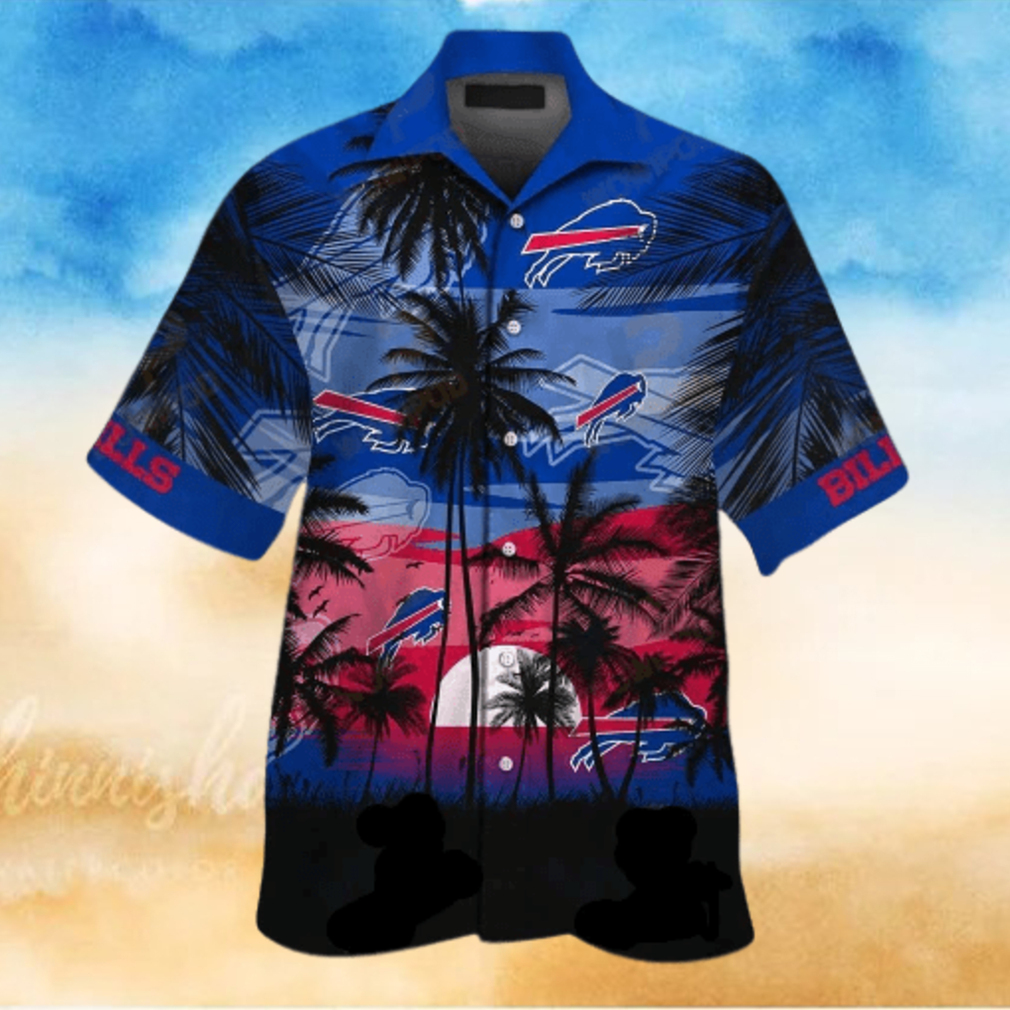 High quality] Buffalo Bills Homecoming Ready For War Palm Tree For Vacation Hawaiian  Shirt