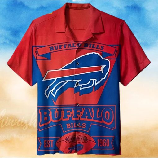 Buffalo Bills Hawaiian Shirt, EST 1960, Hawaiian Style Shirt