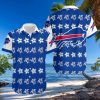 Buffalo Bills Hawaiian Shirt, Flowers And Turtles, Hawaiian Style Shirt