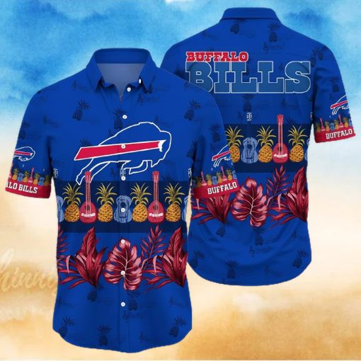 Buffalo Bills Hawaiian Shirt, Musical Instrument, Hawaiian Style Shirt