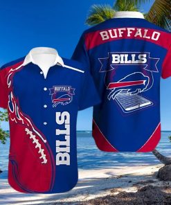 Buffalo Bills Hawaiian Shirt, Red Blue Fire Rugby, Unique Hawaiian Shirt