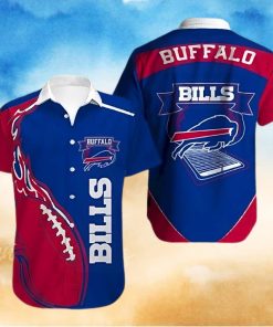 Buffalo Bills Hawaiian Shirt, Red Blue Fire Rugby, Unique Hawaiian Shirt