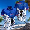 Buffalo Bills Hawaiian Shirt, Tropical Flowers With Cat, Unique Hawaiian Shirt